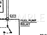 1989 Ford Tempo  2.3 L4 GAS Wiring Diagram