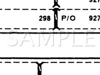 1989 Ford Thunderbird SC 3.8 V6 GAS Wiring Diagram