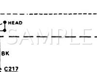 1989 Lincoln Town CAR Cartier 5.0 V8 GAS Wiring Diagram