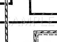 1989 Mercury Tracer  1.6 L4 GAS Wiring Diagram