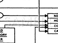 1989 Mercury Tracer  1.6 L4 GAS Wiring Diagram