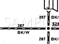 1990 Ford Aerostar  3.0 V6 GAS Wiring Diagram