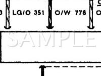 1990 Lincoln Continental Signature 3.8 V6 GAS Wiring Diagram