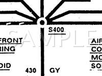 1990 Lincoln Continental  3.8 V6 GAS Wiring Diagram