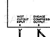 1990 Ford Escort LX 1.9 L4 GAS Wiring Diagram