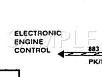 1990 Ford Mustang LX 5.0 V8 GAS Wiring Diagram