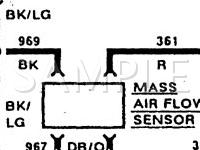 1990 Ford Mustang LX 5.0 V8 GAS Wiring Diagram