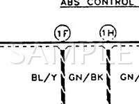 1990 Ford Probe GT 2.2 L4 GAS Wiring Diagram
