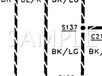 1990 Ford Probe GT 2.2 L4 GAS Wiring Diagram