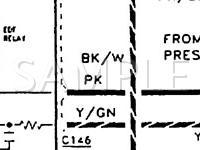 1990 Ford Probe LX 3.0 V6 GAS Wiring Diagram