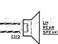 1990 Ford Probe GL 2.2 L4 GAS Wiring Diagram