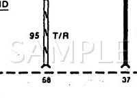 1990 Mercury Sable  3.8 V6 GAS Wiring Diagram
