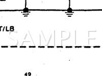 1990 Mercury Sable  3.0 V6 GAS Wiring Diagram