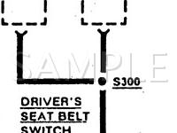 1990 Mercury Sable  3.0 V6 GAS Wiring Diagram