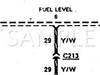1990 Ford Taurus LX 3.0 V6 GAS Wiring Diagram