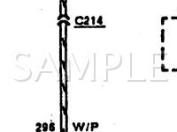 1990 Mercury Sable  3.0 V6 GAS Wiring Diagram