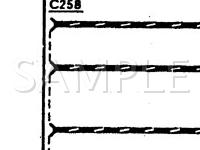 1990 Ford Taurus L 3.0 V6 GAS Wiring Diagram