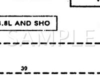 1990 Mercury Sable  3.8 V6 GAS Wiring Diagram
