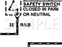 1990 Ford Taurus LX 3.0 V6 GAS Wiring Diagram