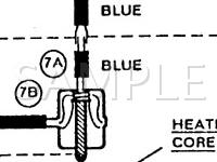 1990 Ford Thunderbird SC 3.8 V6 GAS Wiring Diagram