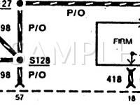 1990 Ford Thunderbird LX 3.8 V6 GAS Wiring Diagram