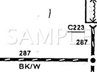 1991 Ford Aerostar  4.0 V6 GAS Wiring Diagram