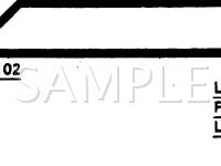1991 Ford F-250 Pickup Super CAB 7.5 V8 GAS Wiring Diagram