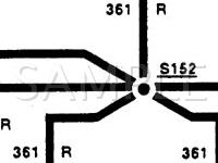 1991 Lincoln Continental Signature 3.8 V6 GAS Wiring Diagram