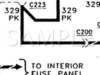 1991 Ford Explorer  4.0 V6 GAS Wiring Diagram