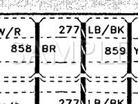 1991 Ford Explorer  4.0 V6 GAS Wiring Diagram