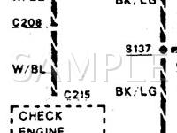 1991 Ford Probe GT 2.2 L4 GAS Wiring Diagram