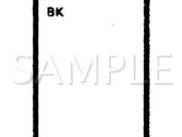 1991 Ford Probe LX 3.0 V6 GAS Wiring Diagram