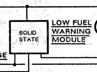 1991 Mercury Topaz  2.3 L4 GAS Wiring Diagram