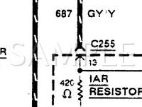1991 Mercury Cougar LS 5.0 V8 GAS Wiring Diagram