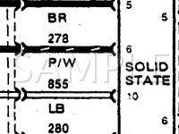 1991 Mercury Cougar LS 5.0 V8 GAS Wiring Diagram