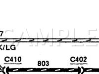 1992 Ford Aerostar  3.0 V6 GAS Wiring Diagram
