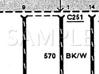 1992 Ford F-350 Pickup  4.9 L6 GAS Wiring Diagram