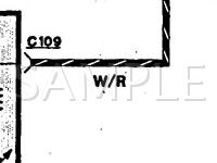 1992 Mercury Capri XR2 1.6 L4 GAS Wiring Diagram