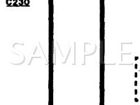 1992 Mercury Capri  1.6 L4 GAS Wiring Diagram