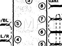 1992 Mercury Capri XR2 1.6 L4 GAS Wiring Diagram
