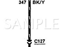 1992 Ford Crown Victoria Touring Sedan 4.6 V8 GAS Wiring Diagram
