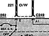 1992 Ford Crown Victoria Touring Sedan 4.6 V8 GAS Wiring Diagram