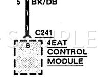 1992 Mercury Tracer LTS 1.8 L4 GAS Wiring Diagram