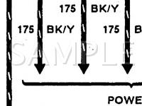 1992 Lincoln Mark VII LSC 5.0 V8 GAS Wiring Diagram