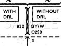 1992 Ford Mustang LX 2.3 L4 GAS Wiring Diagram