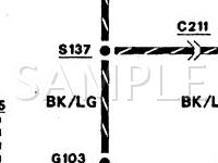 1992 Ford Probe GT 2.2 L4 GAS Wiring Diagram