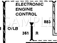 1992 Mercury Cougar LS 5.0 V8 GAS Wiring Diagram