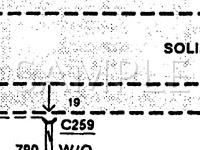 1992 Mercury Cougar LS 3.8 V6 GAS Wiring Diagram