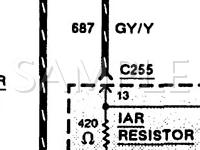 1992 Ford Thunderbird LX 3.8 V6 GAS Wiring Diagram