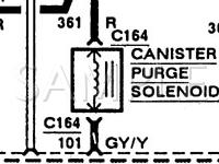 1992 Ford Thunderbird LX 3.8 V6 GAS Wiring Diagram